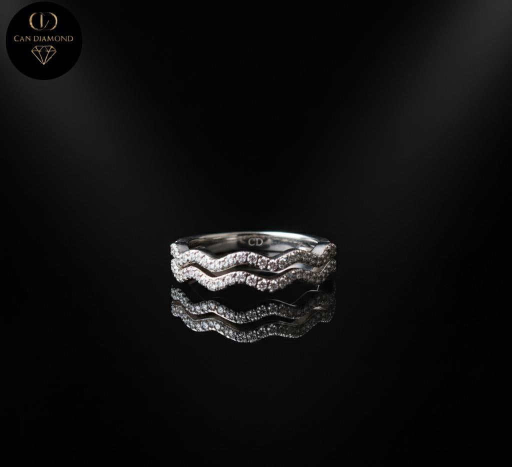 İkiz parıltı pırlanta yüzük